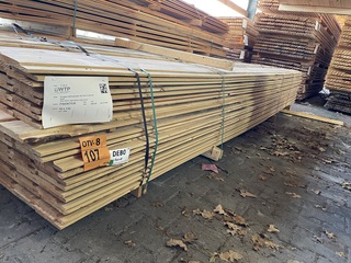 Ca. 147 Douglas halfhoutsrabat, 18x130mm, lengte 400cm